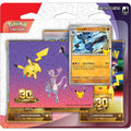 Pokémon TCG, Celebração de 30 anos – Blister Triplo com Adesivo Pokémon Lucario